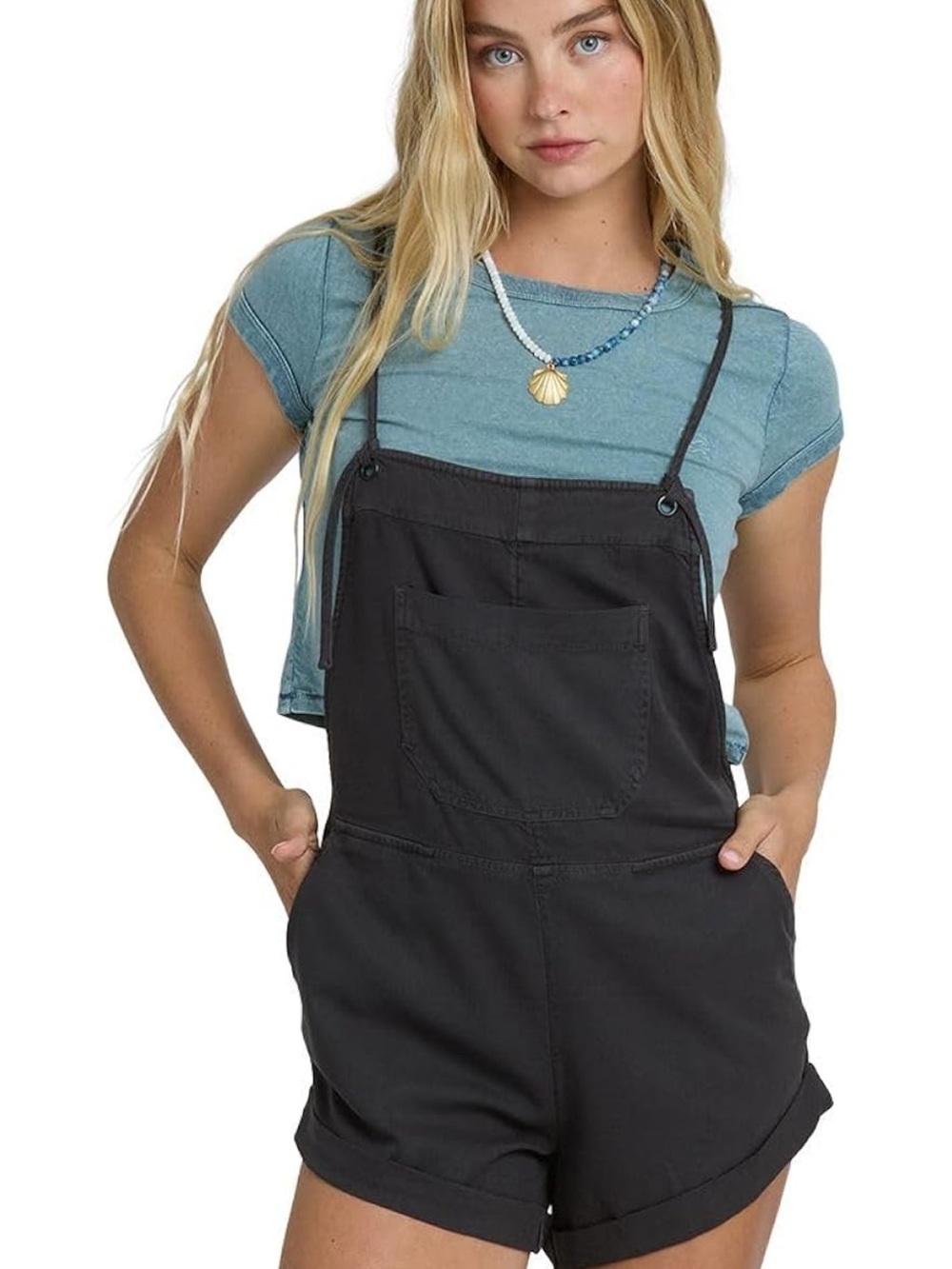 Billabong Black Wild Pursuit Romper XL